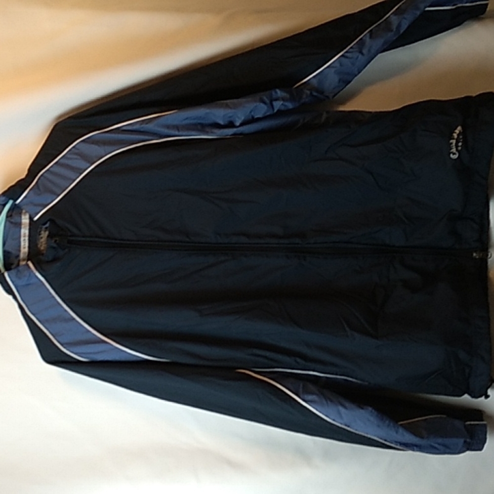 Callaway X Series Men's XL Blue & Black zip up golf lightweight windbreaker
